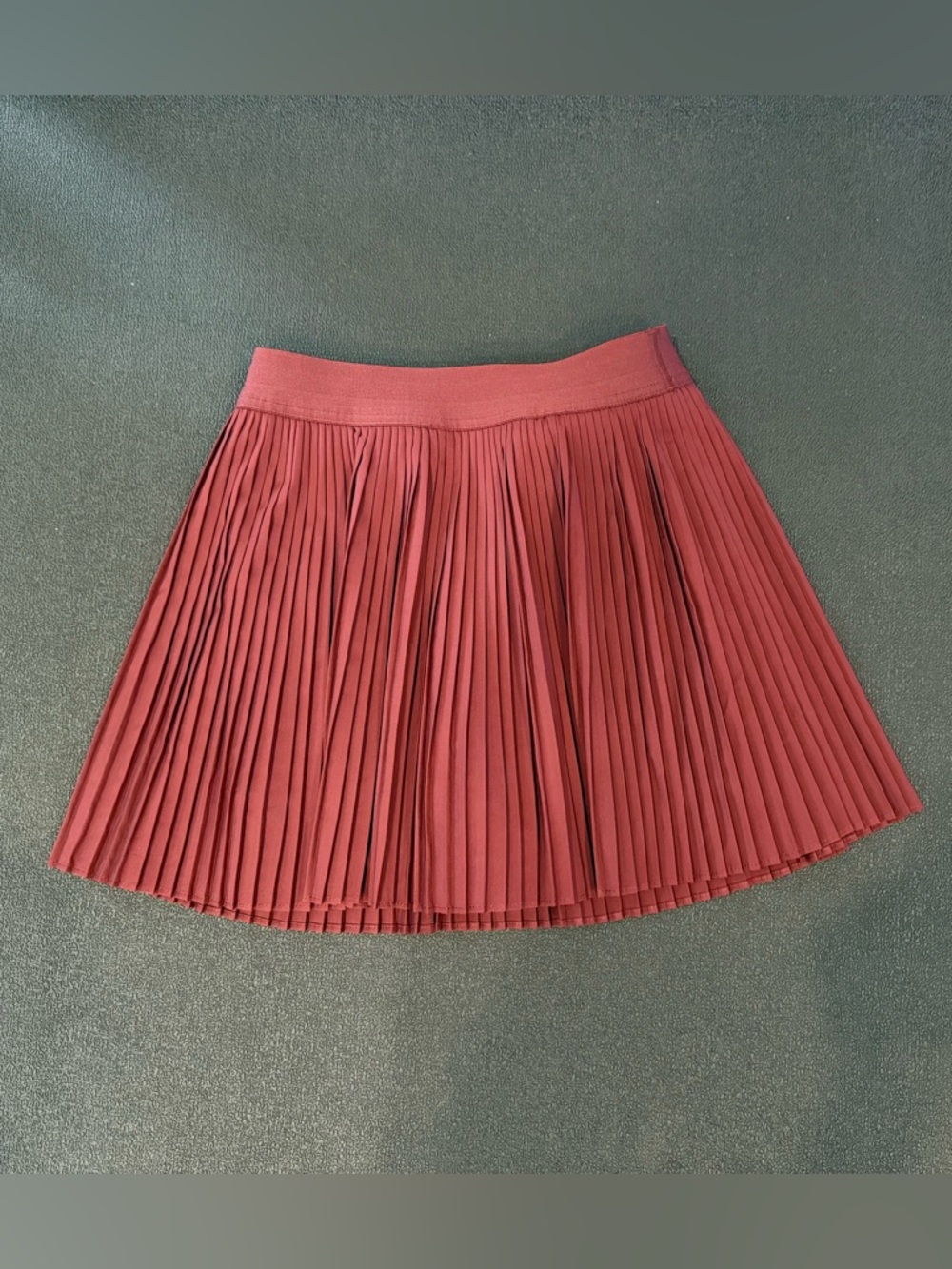 Never use, pleated skort